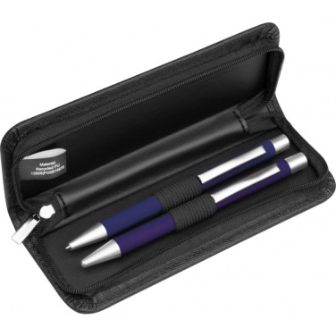 Logotrade promotional item image of: Writing set soft touch Uppsala