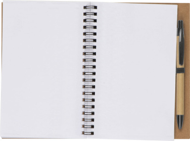 Logo trade promotional item photo of: Spiral notebook Ravenna