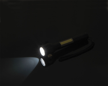 Logo trade promotional giveaways picture of: Rechargeable flashlight Trent