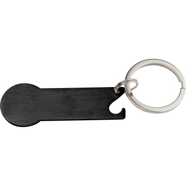 Logo trade advertising products image of: Keyring with shopping cart chip STICKIT