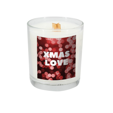 Logotrade promotional giveaway picture of: Soy candle 190g Christmas love