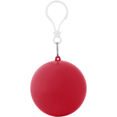 Logotrade promotional products photo of: Xina rain poncho in storage ball with keychain