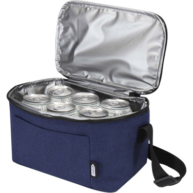 Logo trade promotional giveaways image of: Tundra 6-can GRS RPET cooler bag 5L
