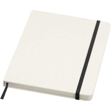 Logotrade promotional product picture of: Bass A5 recycled hard cover notebook with lined pages