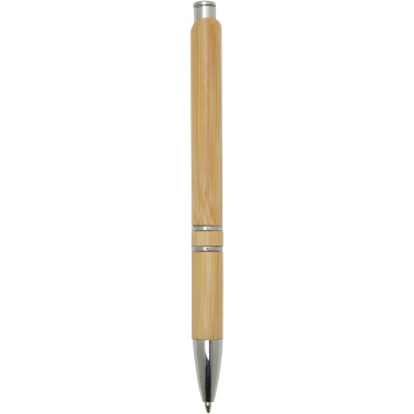 Logotrade corporate gift image of: Wicker bamboo ballpoint pen