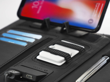 Logo trade promotional items image of: HERMANO Power Bank Organizer 54713000