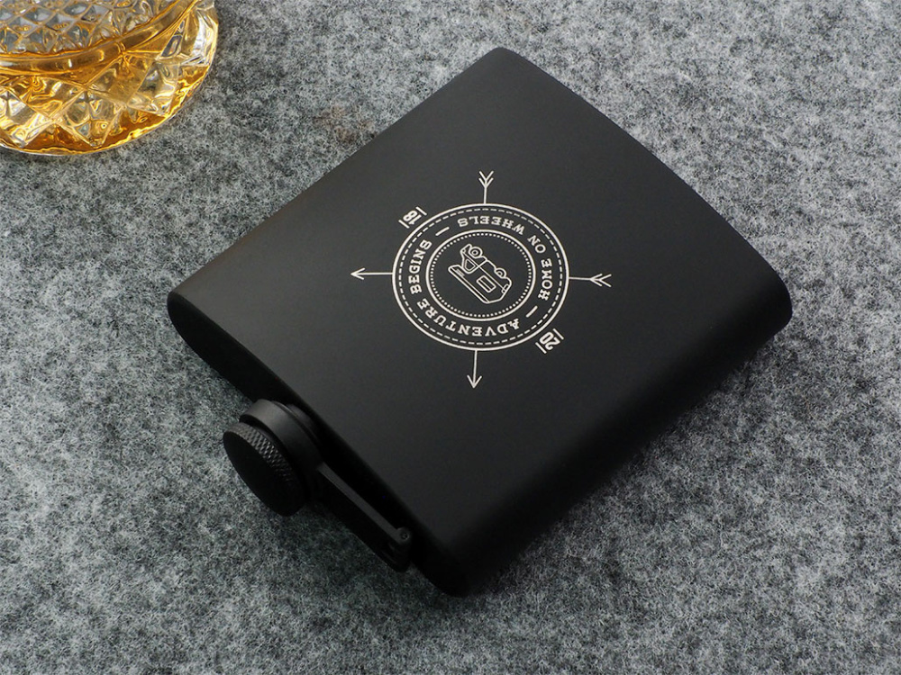 Logo trade promotional items picture of: Hip flask 190203600