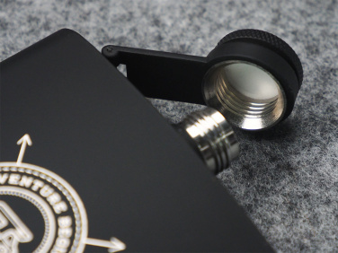 Logo trade advertising products image of: Hip flask 190203600