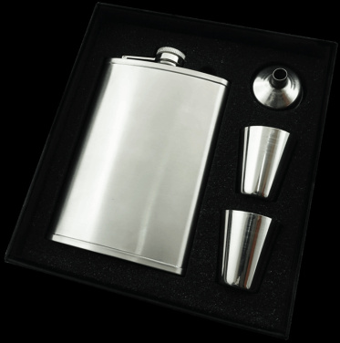 Logotrade promotional product picture of: Hip flask Set 92203600