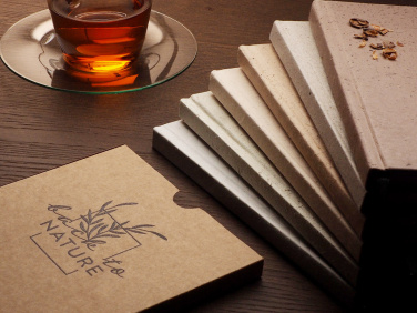 Logo trade promotional giveaways image of: Recycled Hemp Notebook 209734300