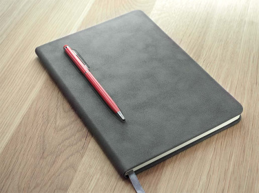 Logo trade business gifts image of: Magnetic notebook with a pen 124715100