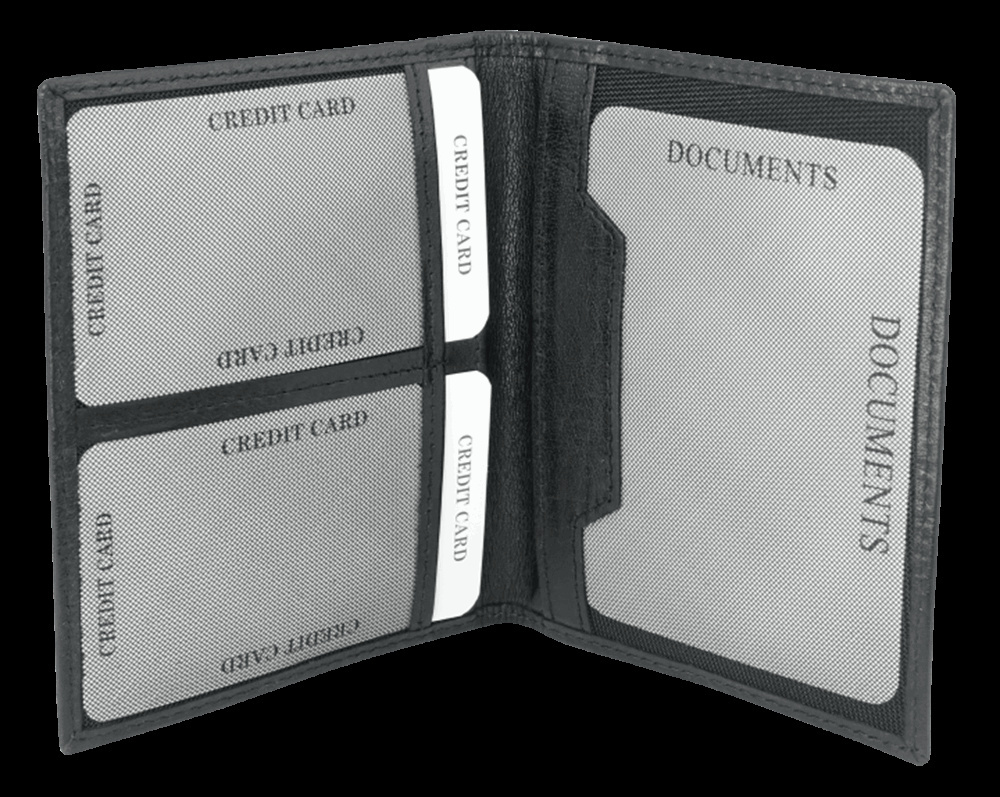 Logo trade promotional gifts image of: RFID document wallet 20801300