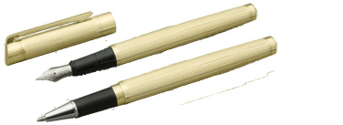Logo trade business gifts image of: MACBETH pen set 98203600