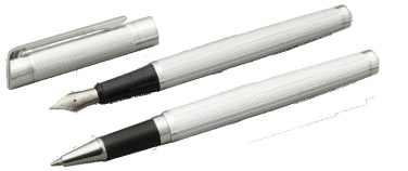 Logo trade promotional item photo of: MACBETH pen set 98203600