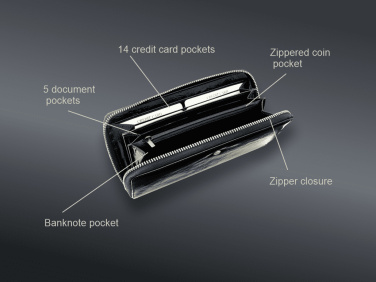 Logo trade promotional merchandise image of: Wallet 36008200