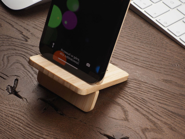 Logo trade corporate gifts image of: Wooden telephone stand 1834292