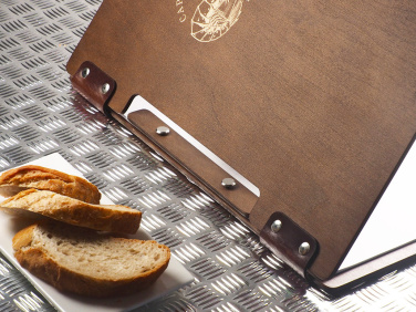 Logo trade corporate gifts image of: Menu cover 1955121