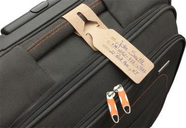 Logo trade promotional merchandise image of: Luggage tag 969107