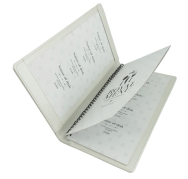 Logo trade promotional products image of: Menu cover 1080119