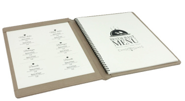 Logo trade promotional product photo of: Menu cover 1078119