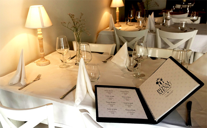 Logo trade corporate gift photo of: Menu cover 1082119