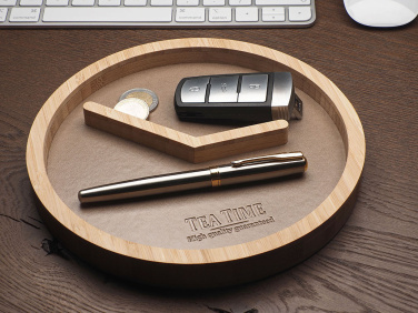 Logo trade promotional gifts image of: Wooden organiser 1843292