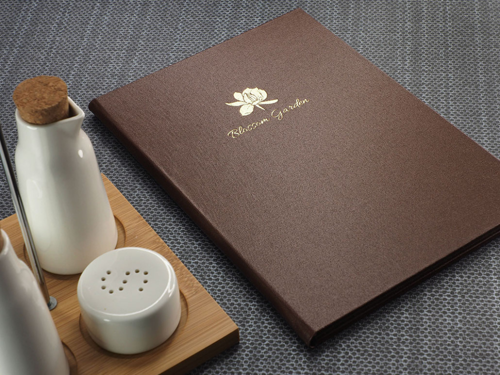 Logo trade corporate gifts picture of: Menu cover 1719280