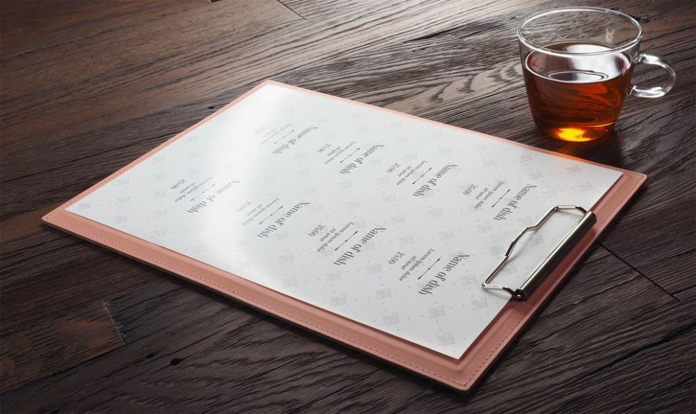 Logotrade corporate gifts photo of: Clipboard menu 1028094