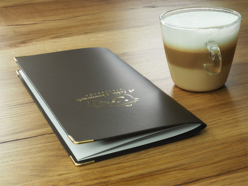 Logo trade promotional gifts image of: Menu cover Ambiente 1182094
