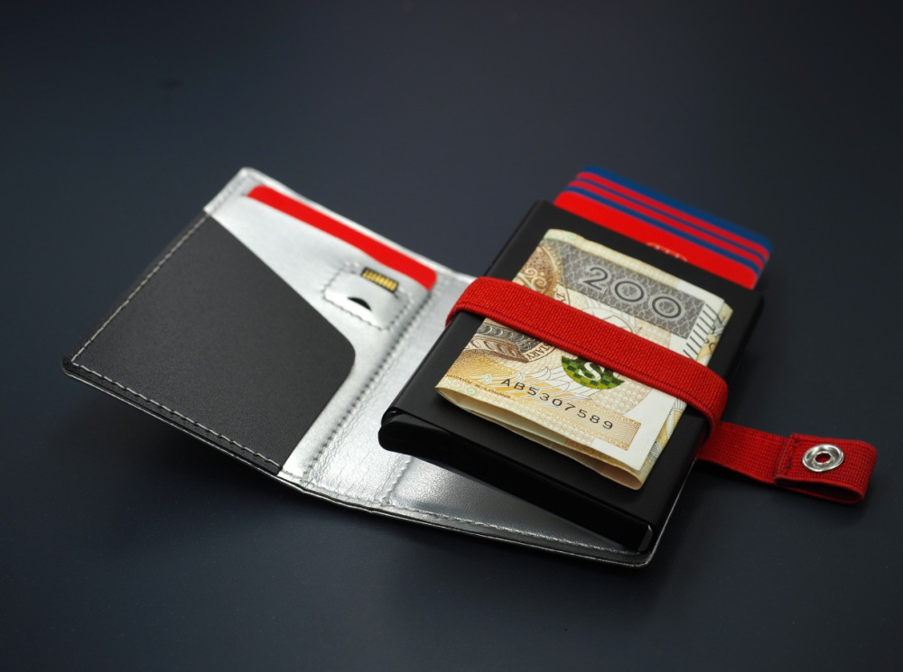 Logo trade promotional giveaways image of: RFID wallet 1230119