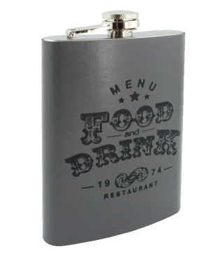 Logo trade promotional items image of: Hip flask 425119