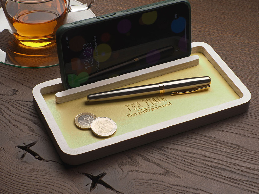 Logotrade promotional merchandise picture of: Wooden organiser 1844121