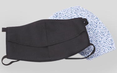 Logotrade promotional merchandise image of: VENUS PRO cotton face mask with a pocket an HEPA filter 1378165