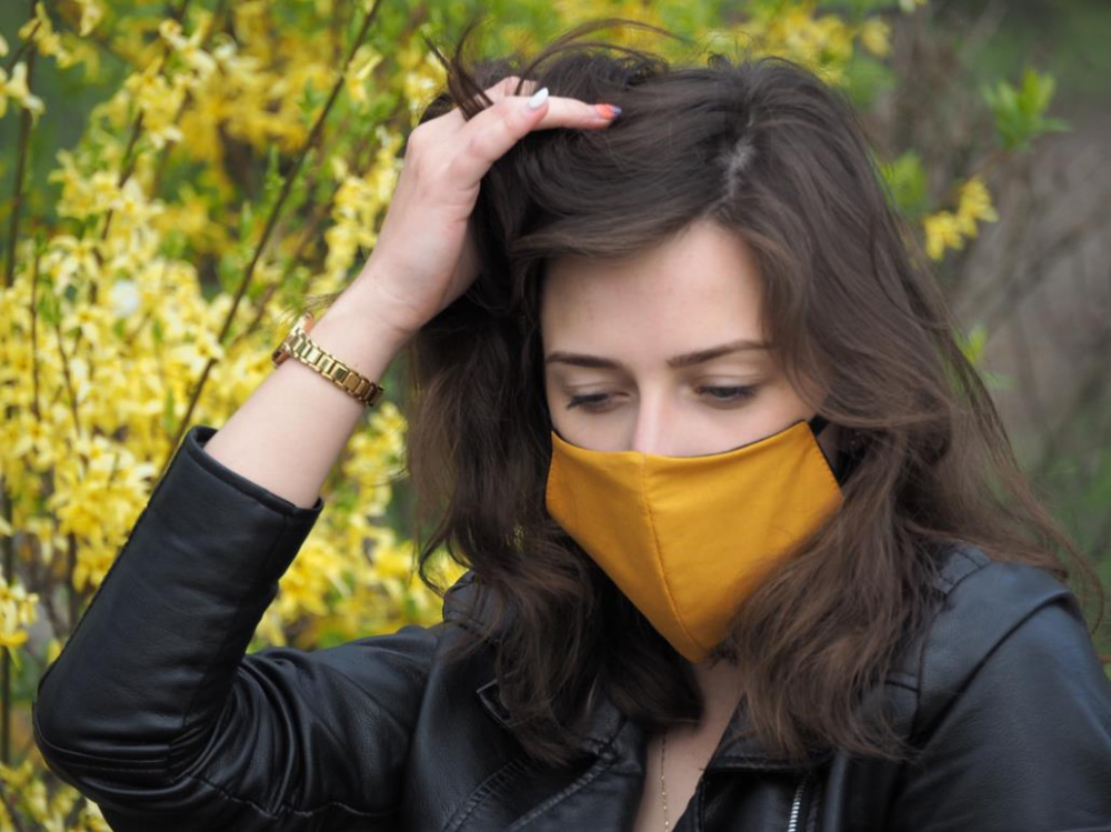 Logotrade corporate gift picture of: VENUS cotton face mask 1377165