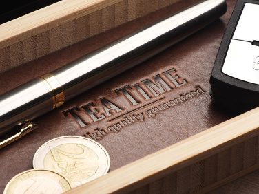 Logo trade corporate gift photo of: Wooden desk organiser 1852292