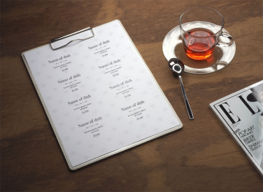 Logo trade promotional gift photo of: Clipboard menu 1121119