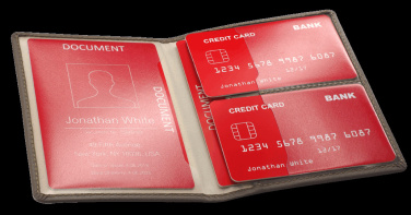 Logo trade promotional merchandise photo of: RFID document wallet 611131
