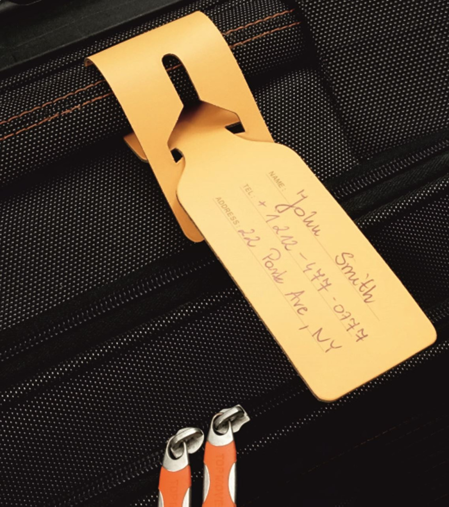 Logo trade promotional merchandise picture of: Luggage tag 969094