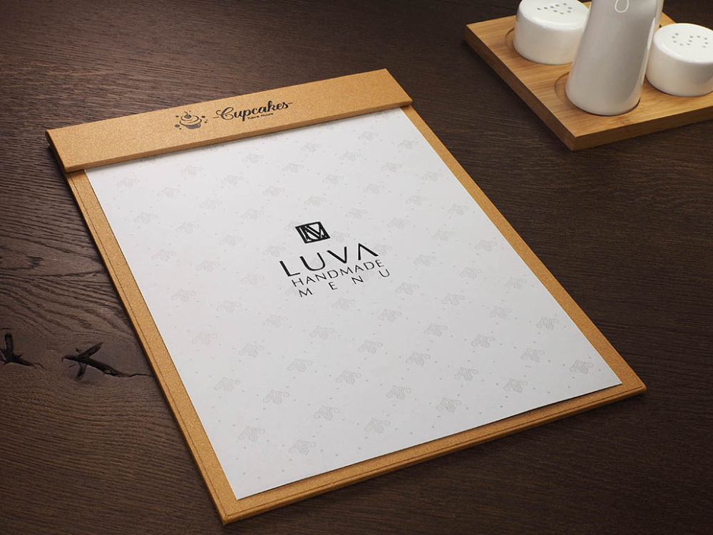 Logotrade business gift image of: Menu cover 1241280
