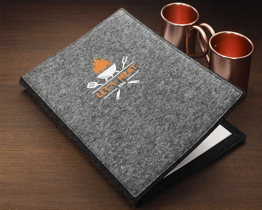 Logo trade advertising product photo of: Menu cover Ambiente 1643246