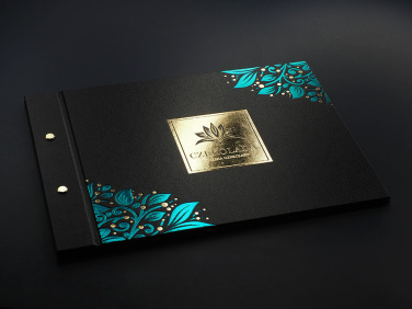 Logo trade business gift photo of: Menu cover 1681280