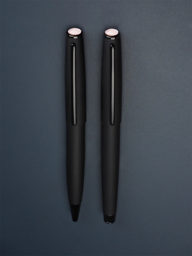 Logo trade promotional giveaways picture of: Opal stone Pen set 1286036