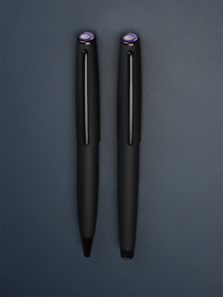 Logotrade promotional gift image of: Amethyst Pen set  1288036