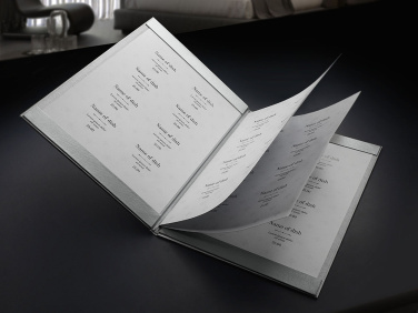 Logo trade promotional merchandise picture of: Menu cover 1679280