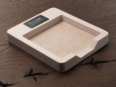 Logo trade promotional gifts picture of: Wooden memo card box 1832121