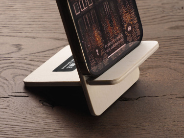 Logo trade corporate gifts image of: Wooden telephone stand 1834121