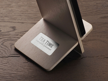 Logotrade corporate gift picture of: Wooden telephone stand 1834121