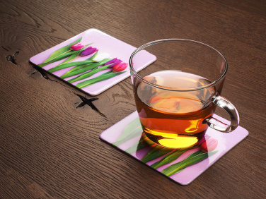Logo trade promotional merchandise picture of: Printed paper coaster 1839117
