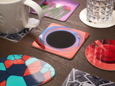 Logotrade corporate gift image of: Printed paper coaster 1839117