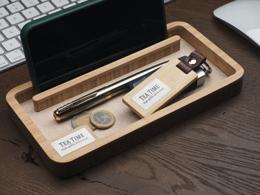 Logo trade promotional merchandise photo of: Wooden desk organiser 1818292